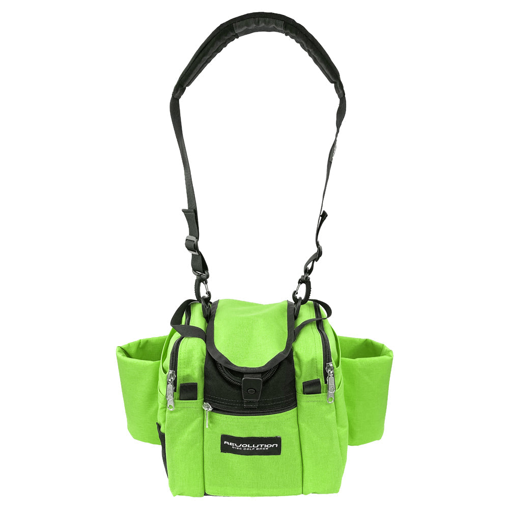 Revolution Mini Deluxe V3 Disc Golf Bag - Lime Green