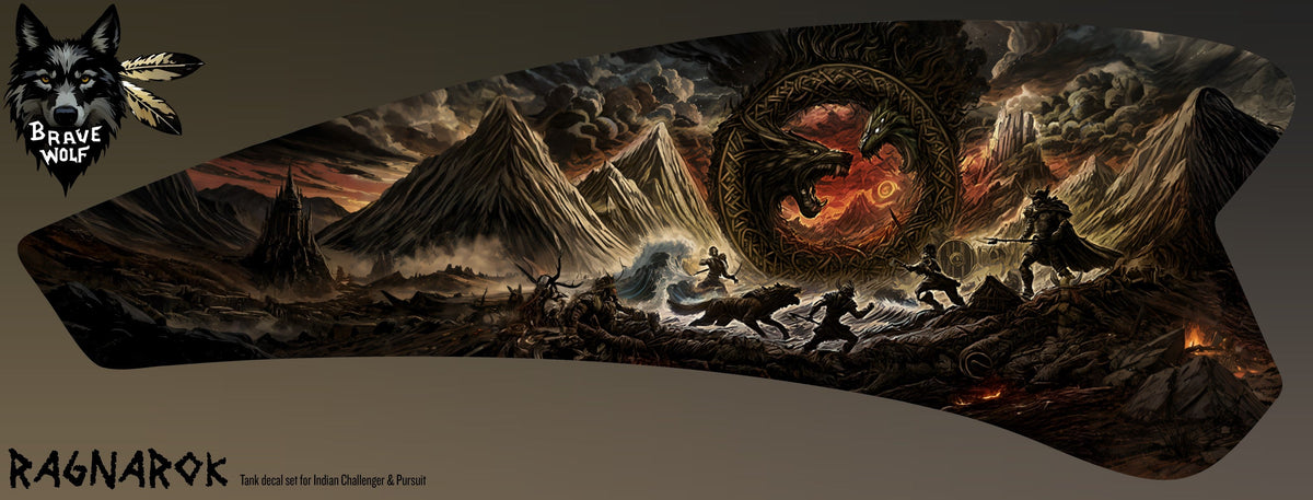 "Ragnarok" (color) Tank Decal Set for Indian Powerplus lineup