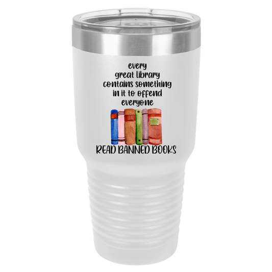 Read Banned Books | Polar Camel Tumbler