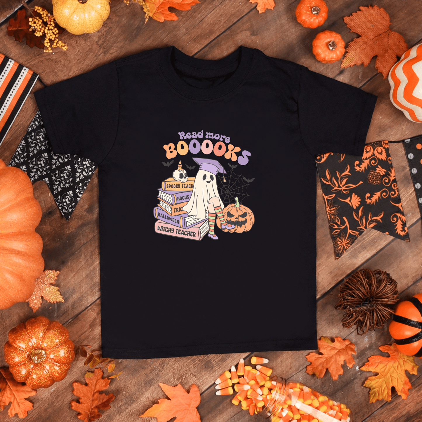 Read More BOOOOOKS Halloween T-Shirt