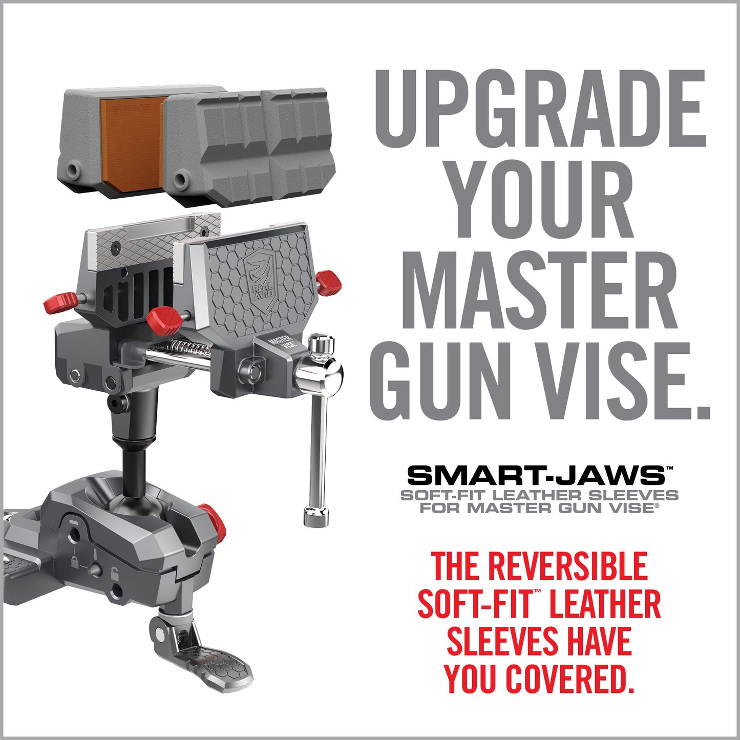 Smart-Jaws® — Soft-Fit™ Leather for Master Gun Vise®