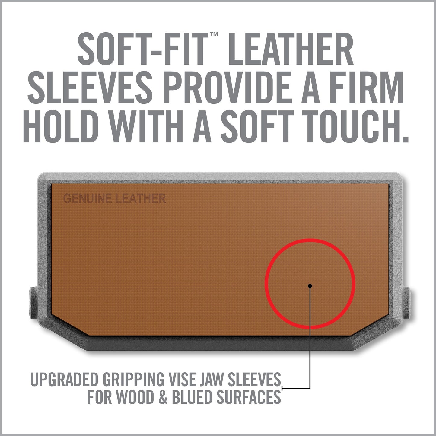 Smart-Jaws® — Soft-Fit™ Leather for Master Gun Vise®