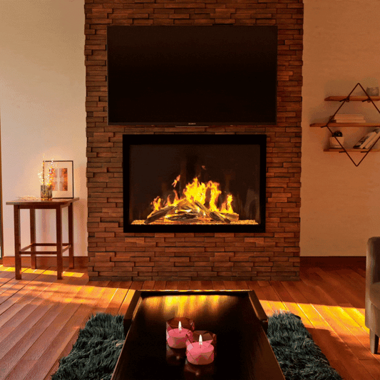Modern Flames Orion Traditional Built-In Smart Virtual Electric Fireplace with Real Flame Effect