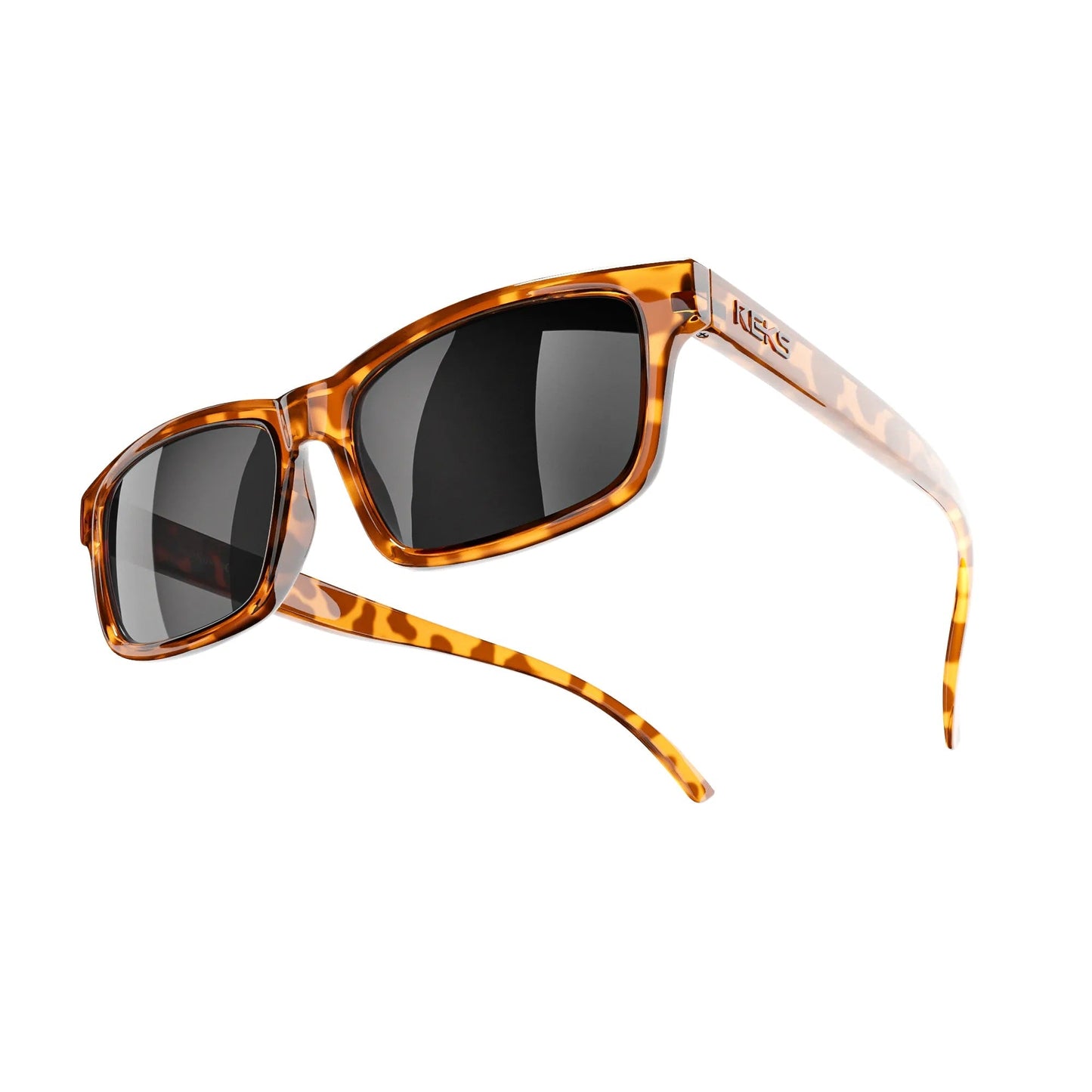 Tortoise Rectangle Prescription Polycarbonate Sunglasses