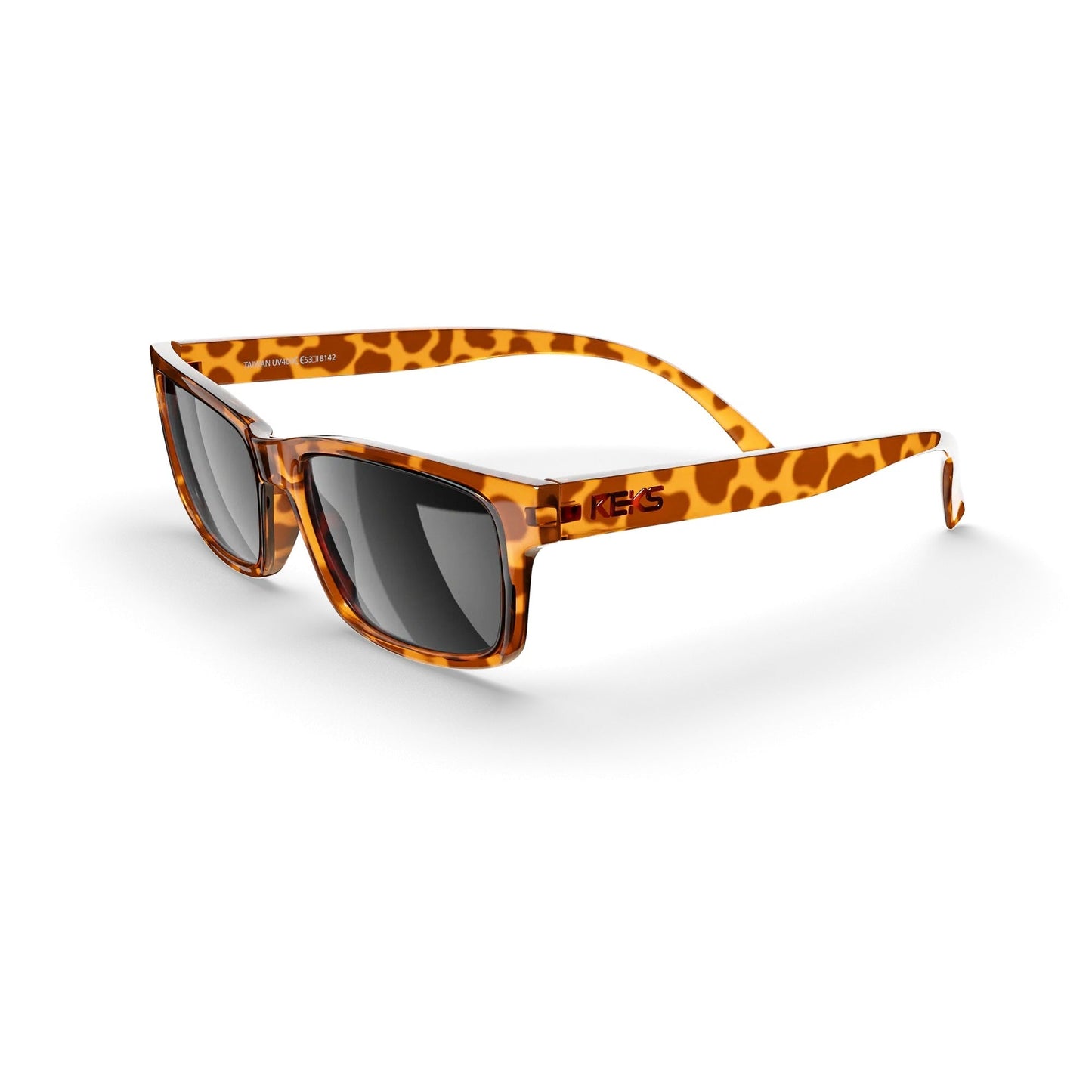 Tortoise Rectangle Prescription Polycarbonate Sunglasses