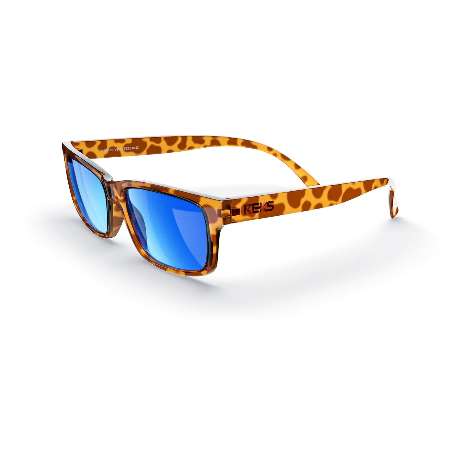 Tortoise Rectangle Prescription Polycarbonate Sunglasses