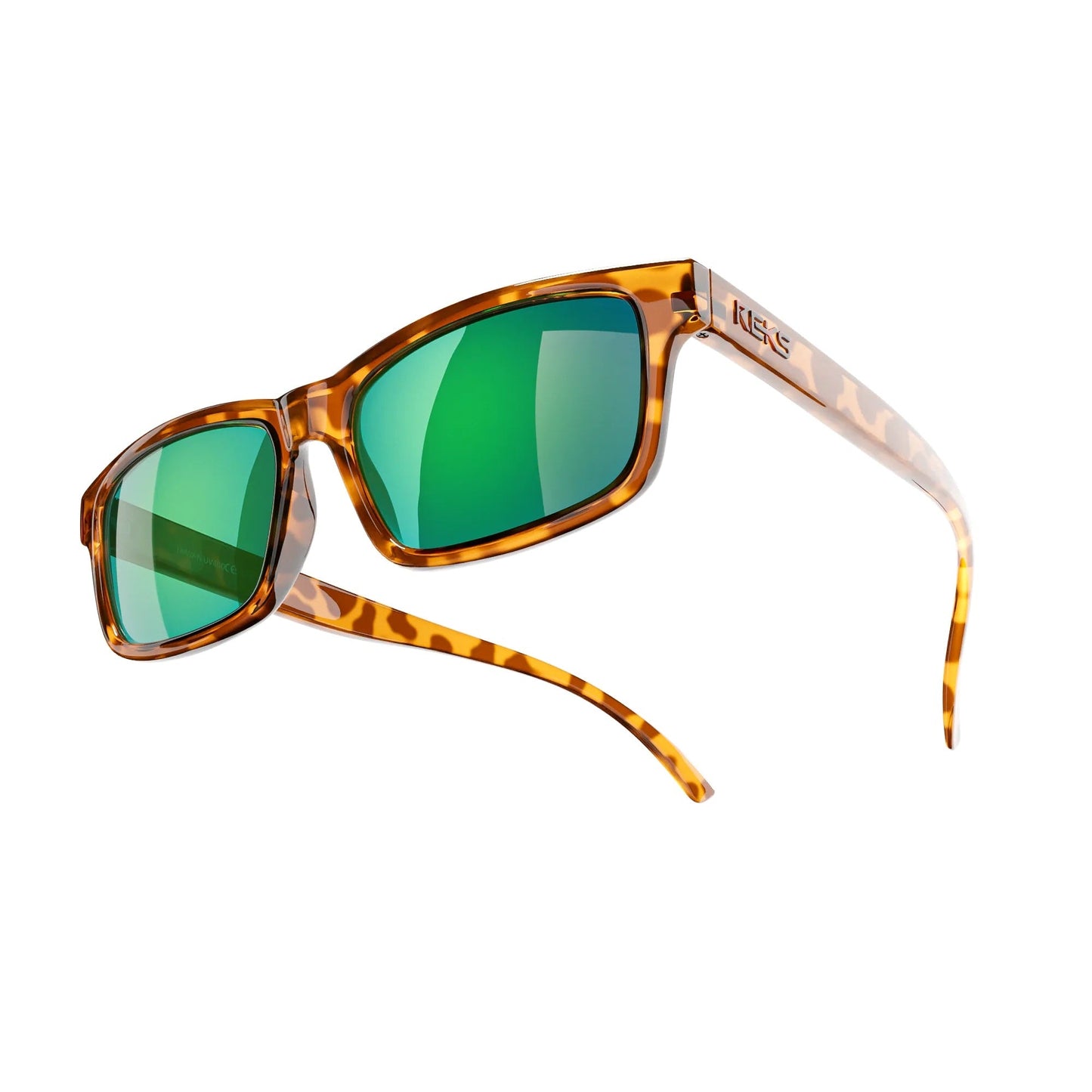 Tortoise Rectangle Prescription Polycarbonate Sunglasses