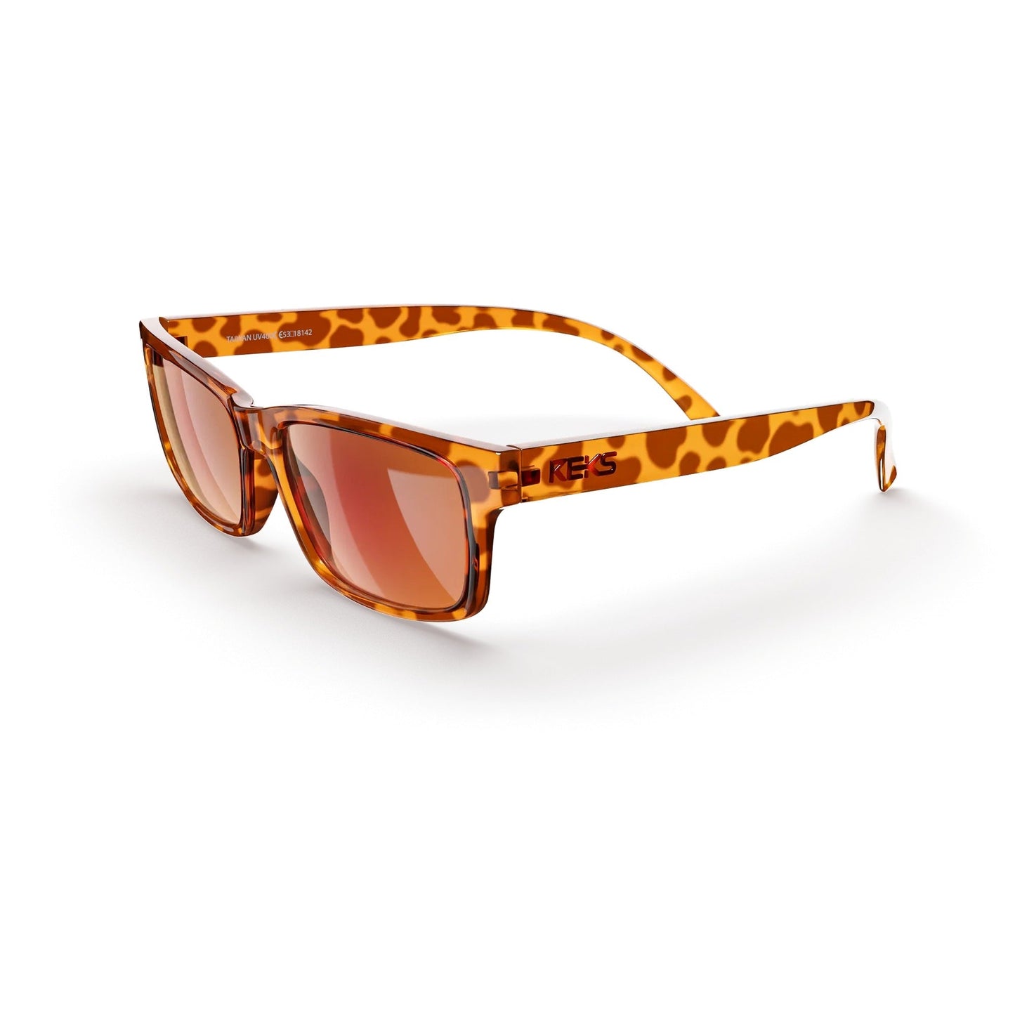 Tortoise Rectangle Prescription Polycarbonate Sunglasses