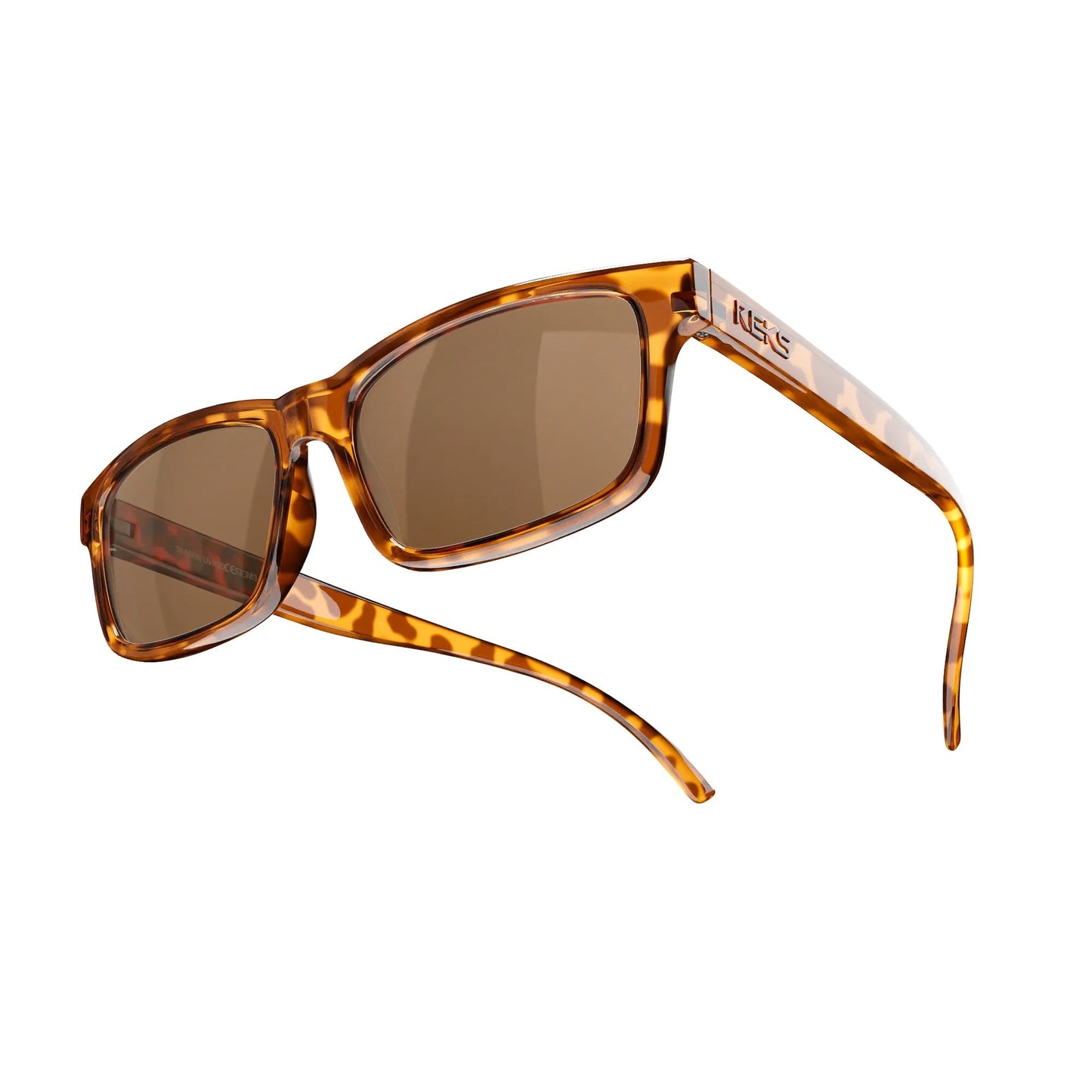 Tortoise Rectangle Prescription Polarized Polycarbonate Sunglasses