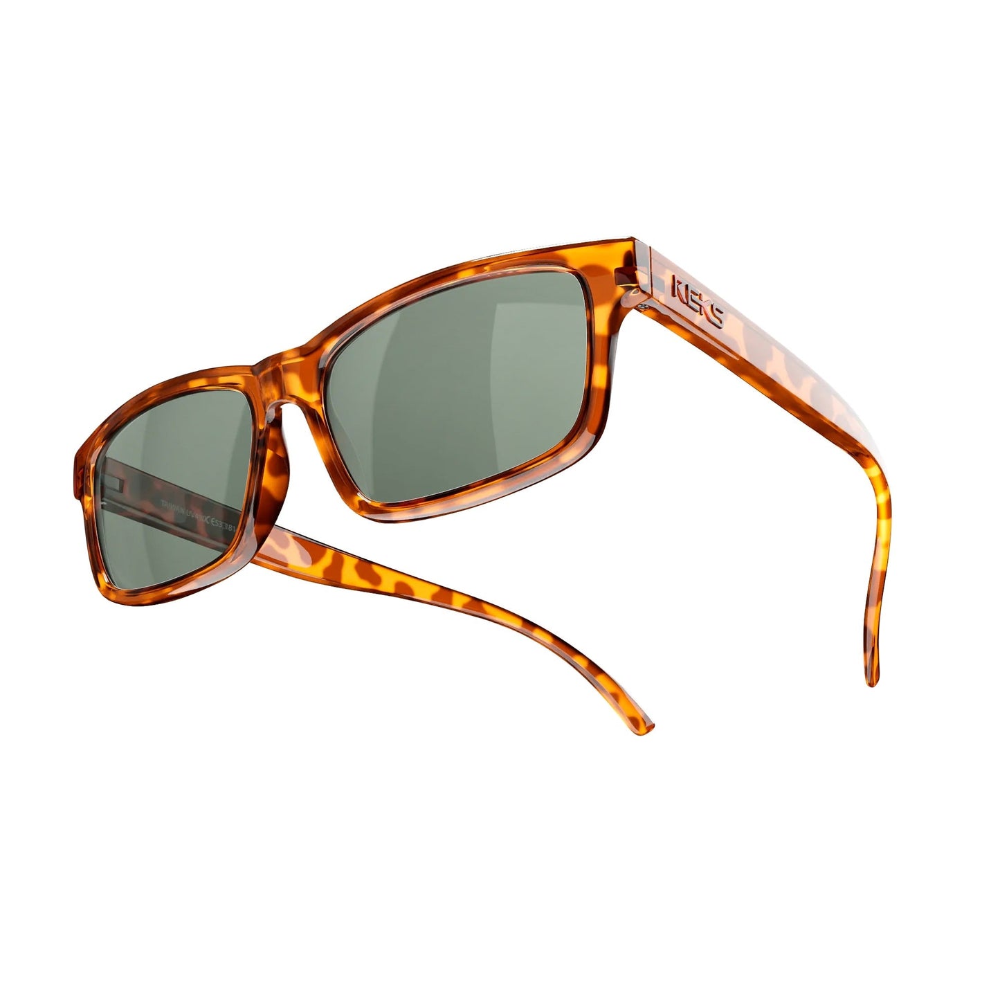 Tortoise Rectangle Prescription Polarized Polycarbonate Sunglasses