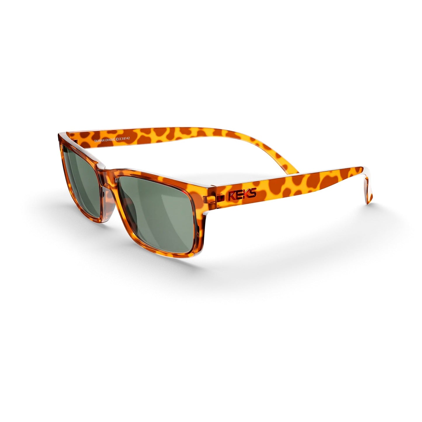 Tortoise Rectangle Prescription Polycarbonate Sunglasses