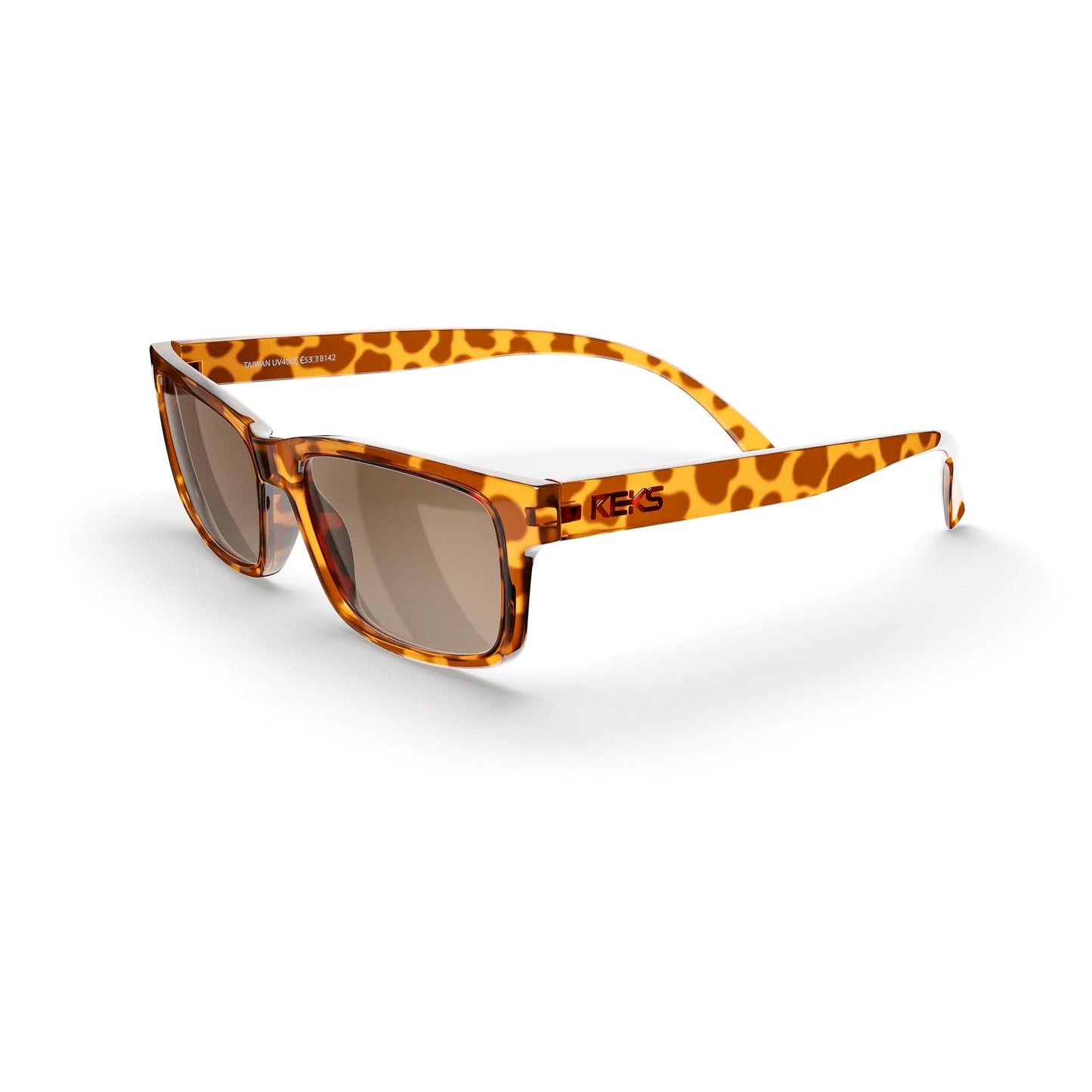 Tortoise Rectangle Prescription Polycarbonate Sunglasses