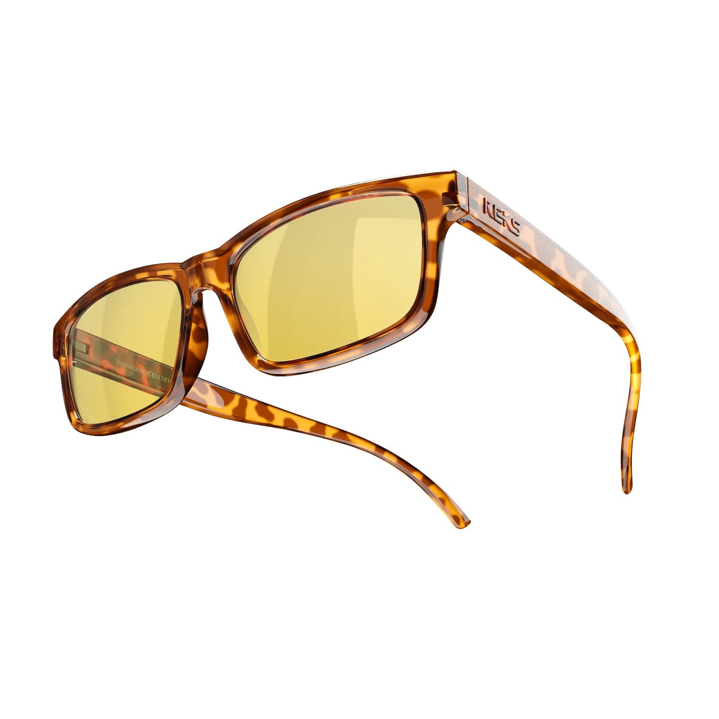 Tortoise Rectangle Prescription Polycarbonate Sunglasses