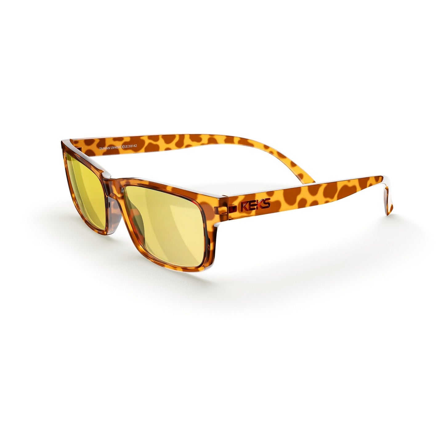 Tortoise Rectangle Prescription Polycarbonate Sunglasses