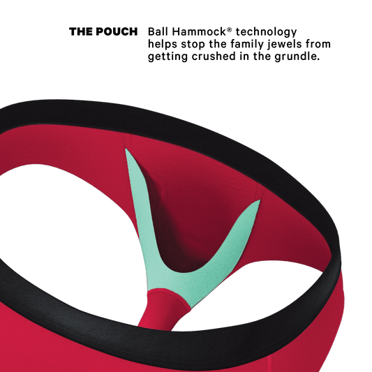 The Red Velvet | Dark Red Ball Hammock® Pouch Underwear Briefs