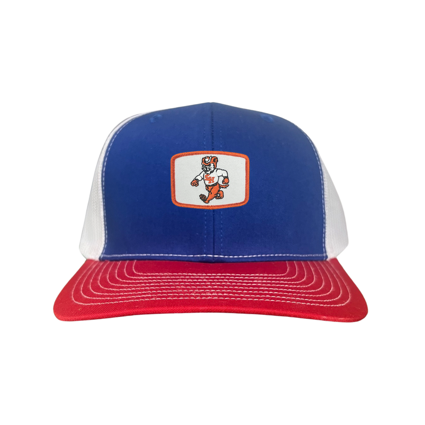 Sam Houston  Walking Sammy Bearkat / Limited Edition Silver Hat / 162 / Mesh Snap Back / SHSU010