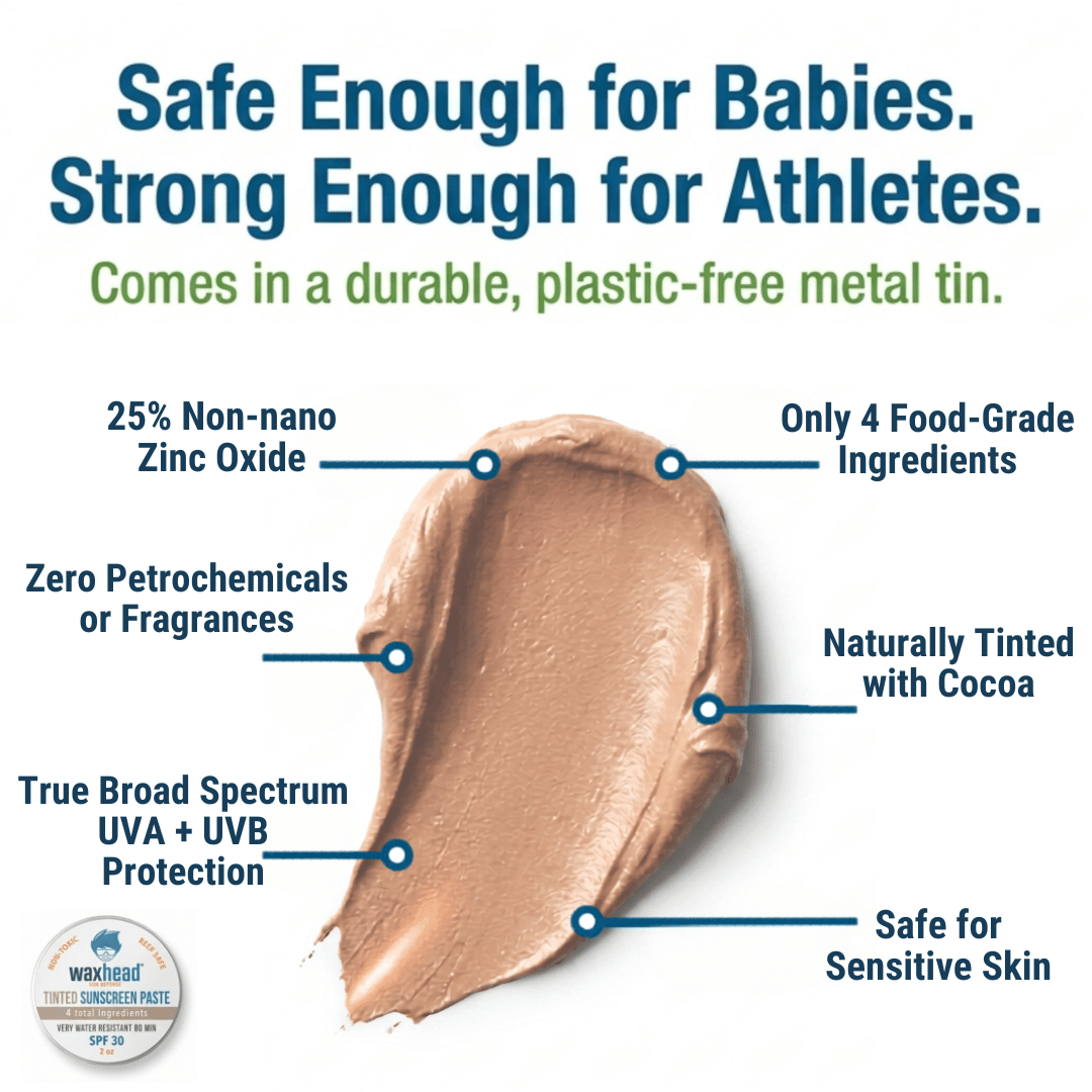 Reef-Safe Tinted Zinc Sunscreen Paste for Face