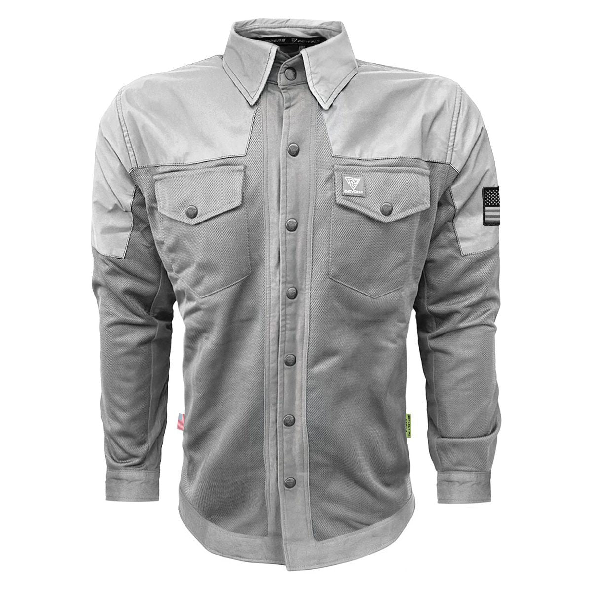 Summer Mesh Reflective Shirt "Twilight Titanium" - Gray