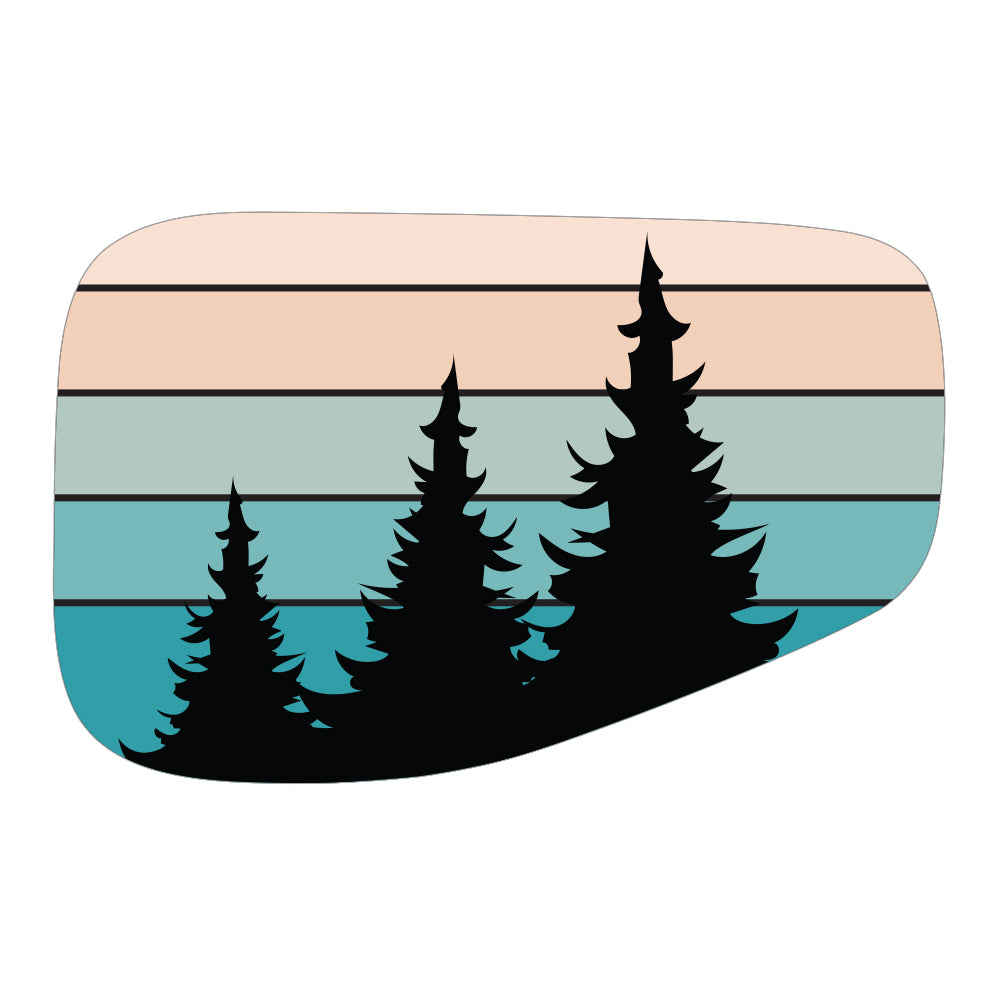 Night Trees Gas Cap Decal for JT or Gladiator