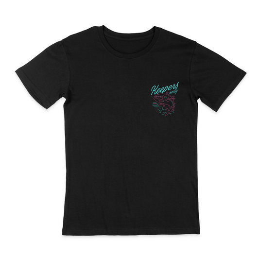 Retro Jumper Black T-Shirt
