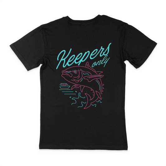 Retro Jumper Black T-Shirt