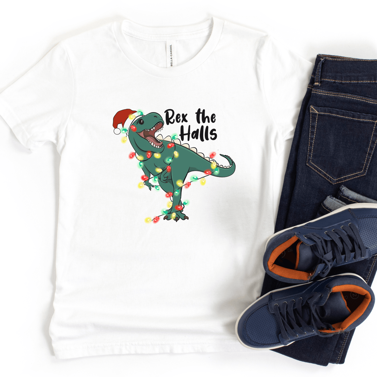 Rex the Halls Kids T-Shirt
