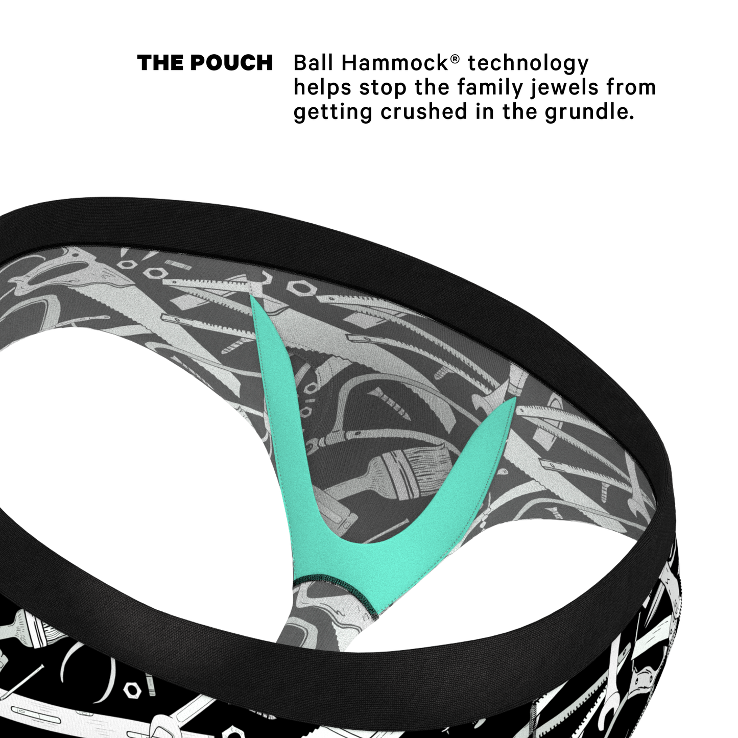 The Righty Tighty | Wrench Ball Hammock® Pouch Underwear Briefs