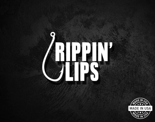 Rippin' Lips Hook Decal