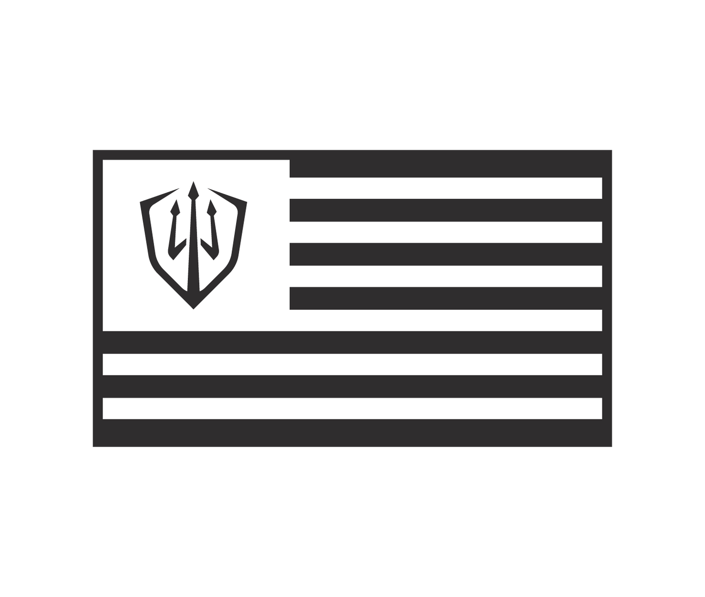 Trident Flag Sticker