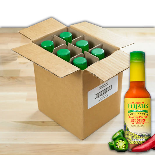 Roasted Cayenne & Jalapeño Pepper Sauce (6 pk Case)