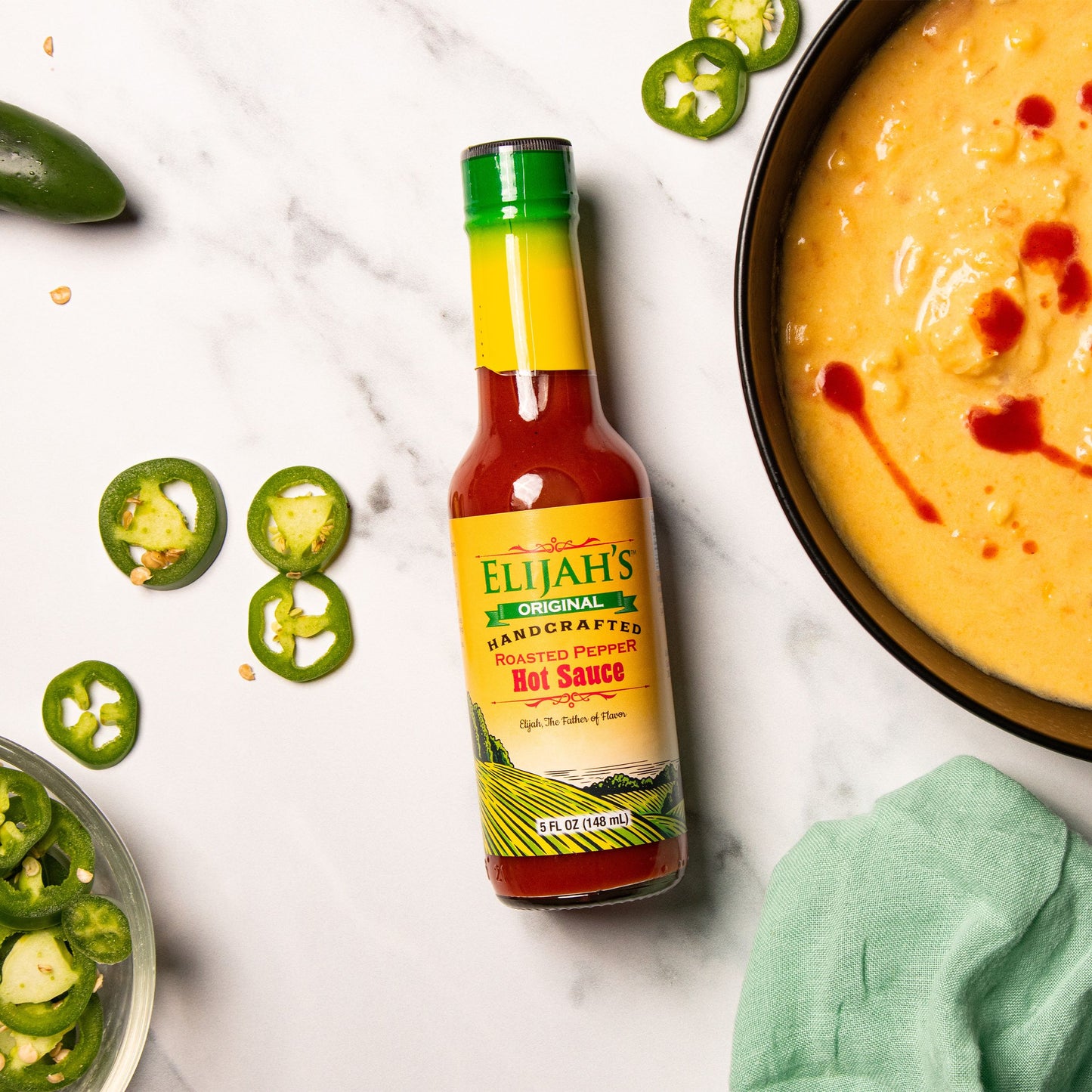 Roasted Cayenne & Jalapeño Pepper Sauce (6 pk Case)