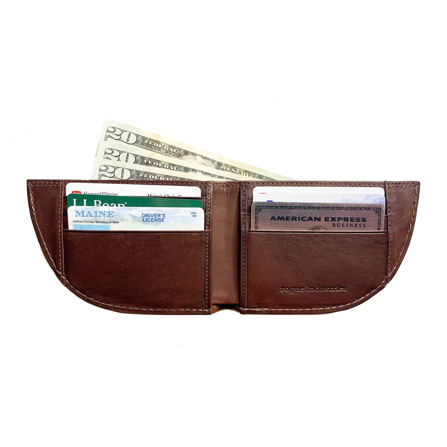Nantucket Front Pocket Wallet in Horween Bison