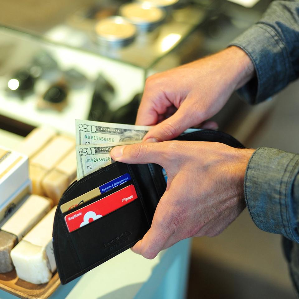 Rogue Front Pocket Wallet - Red Line