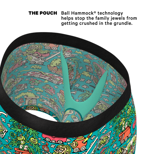 The Rolling Stoned | Shinesty x Killer Acid Ball Hammock® Pouch Underwear With Fly