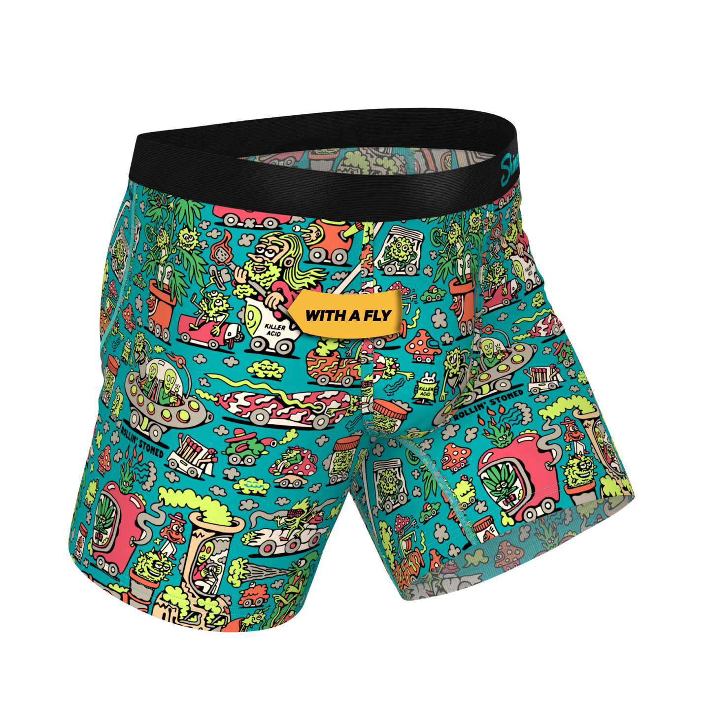 The Rolling Stoned | Shinesty x Killer Acid Ball Hammock® Pouch Underwear With Fly