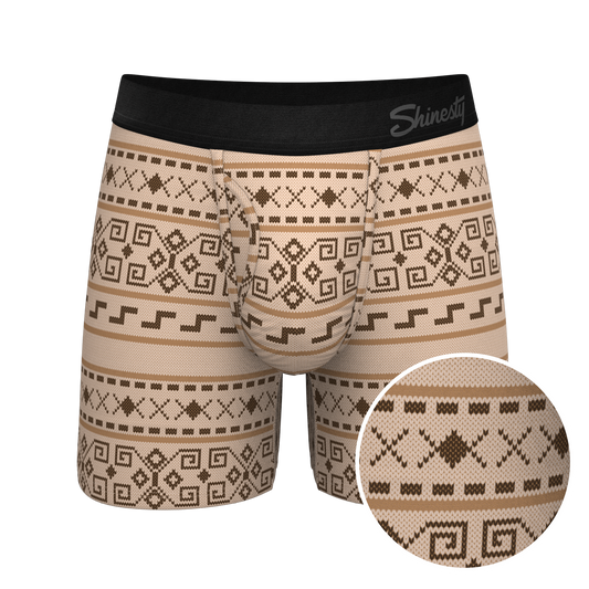 The Dude Abides | Aztec Sweater Ball Hammock® Pouch Underwear With Fly