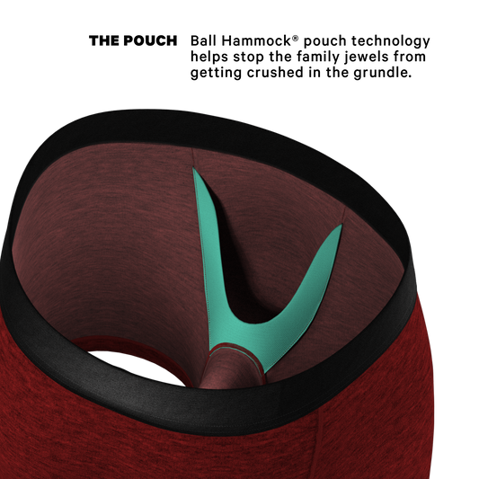 The Romeo | Red Heather Ball Hammock® Pouch Underwear