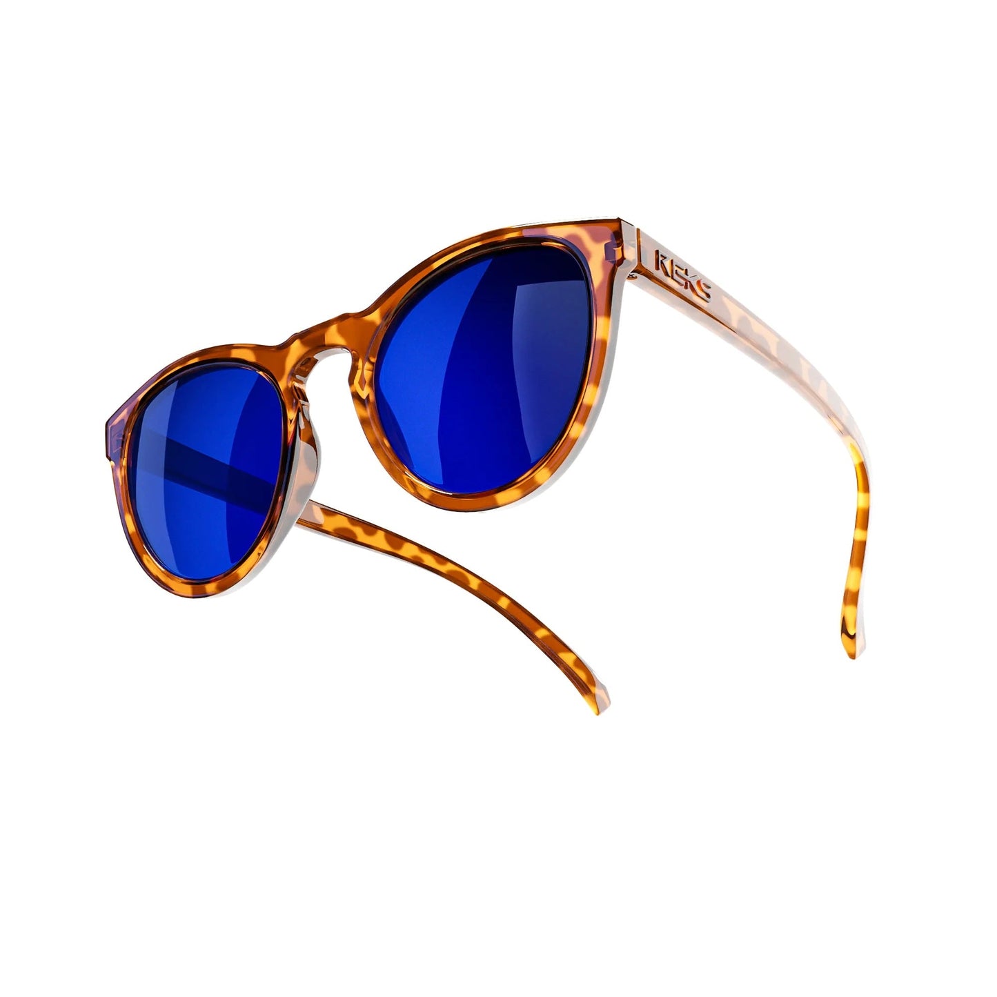 Tortoise Round Prescription Polycarbonate Sunglasses