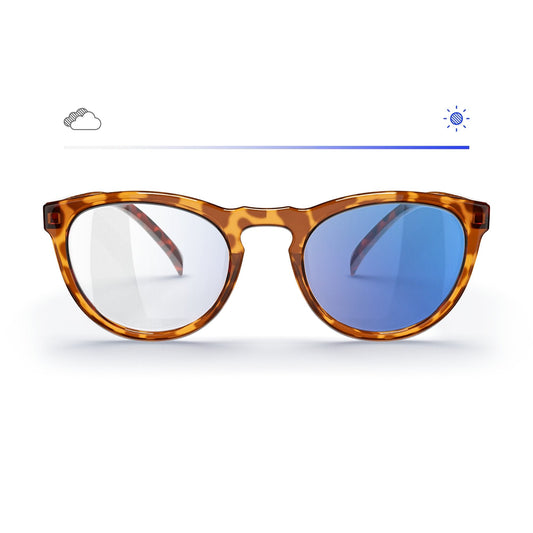 Tortoise Round Prescription Transitions® Colors