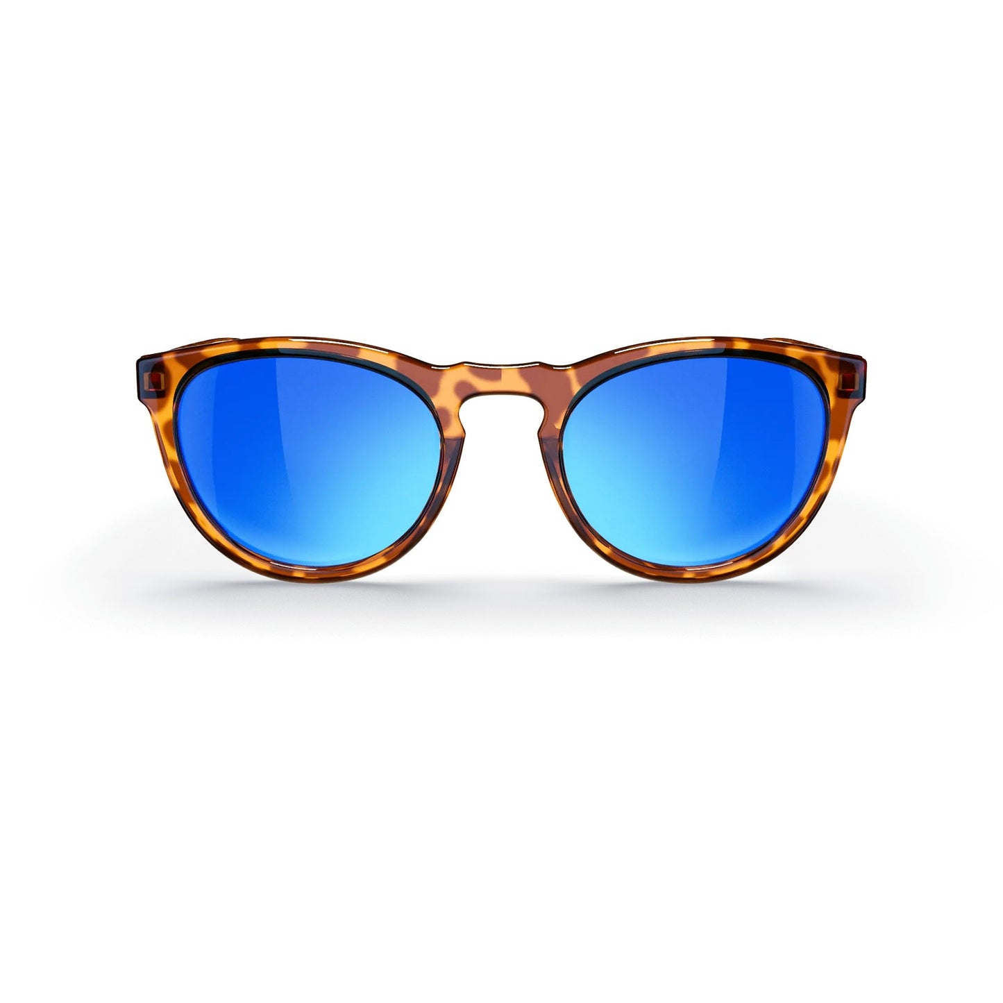 Tortoise Round Prescription Polycarbonate Sunglasses