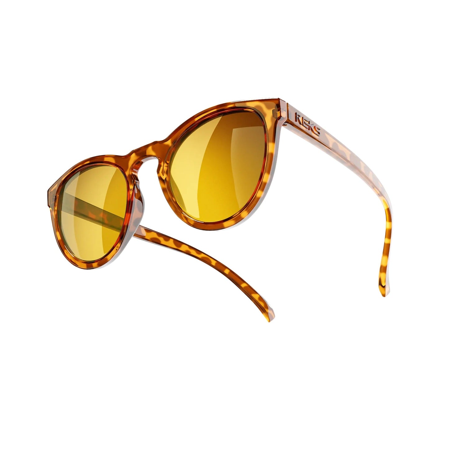 Tortoise Round Prescription Polycarbonate Sunglasses