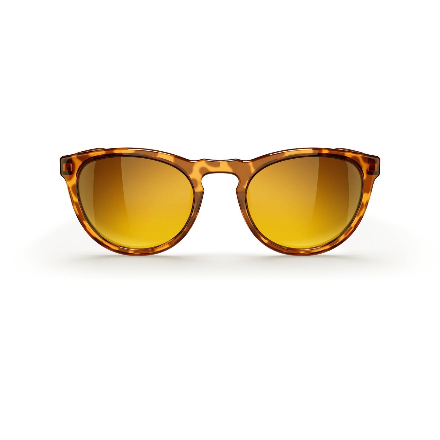 Tortoise Round Prescription Polycarbonate Sunglasses