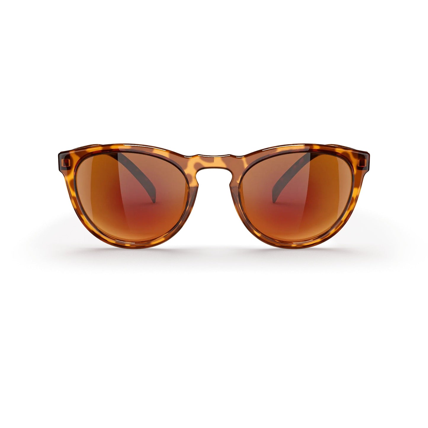 Tortoise Round Prescription Polycarbonate Sunglasses