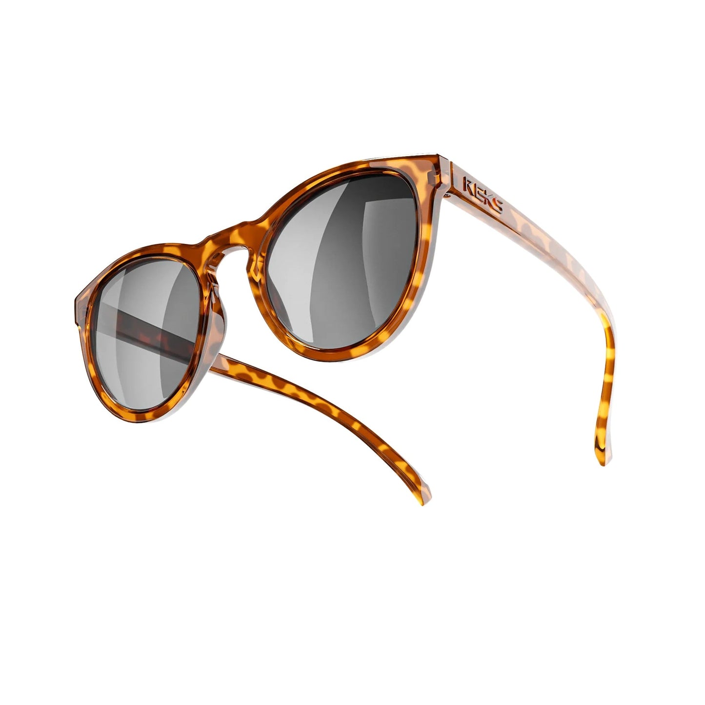 Tortoise Round Prescription Polycarbonate Sunglasses