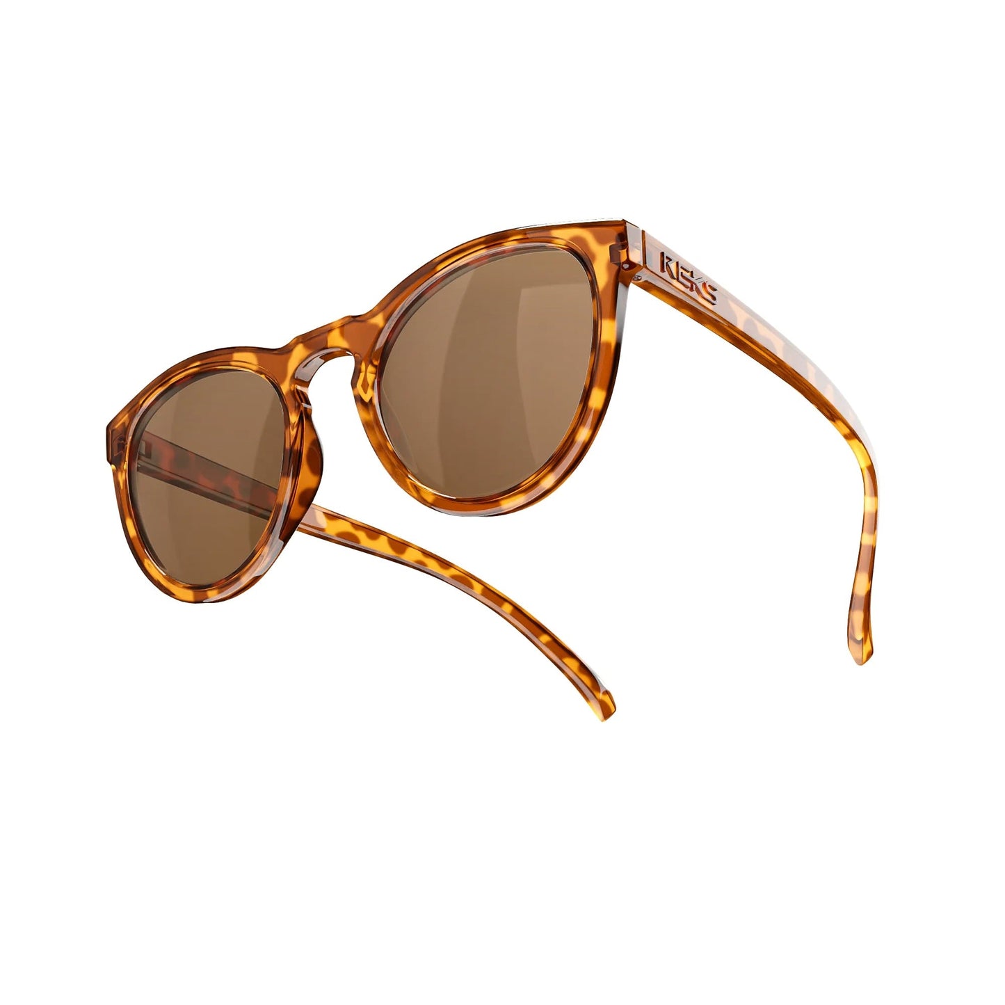 Tortoise Round Prescription Polarized Polycarbonate Sunglasses