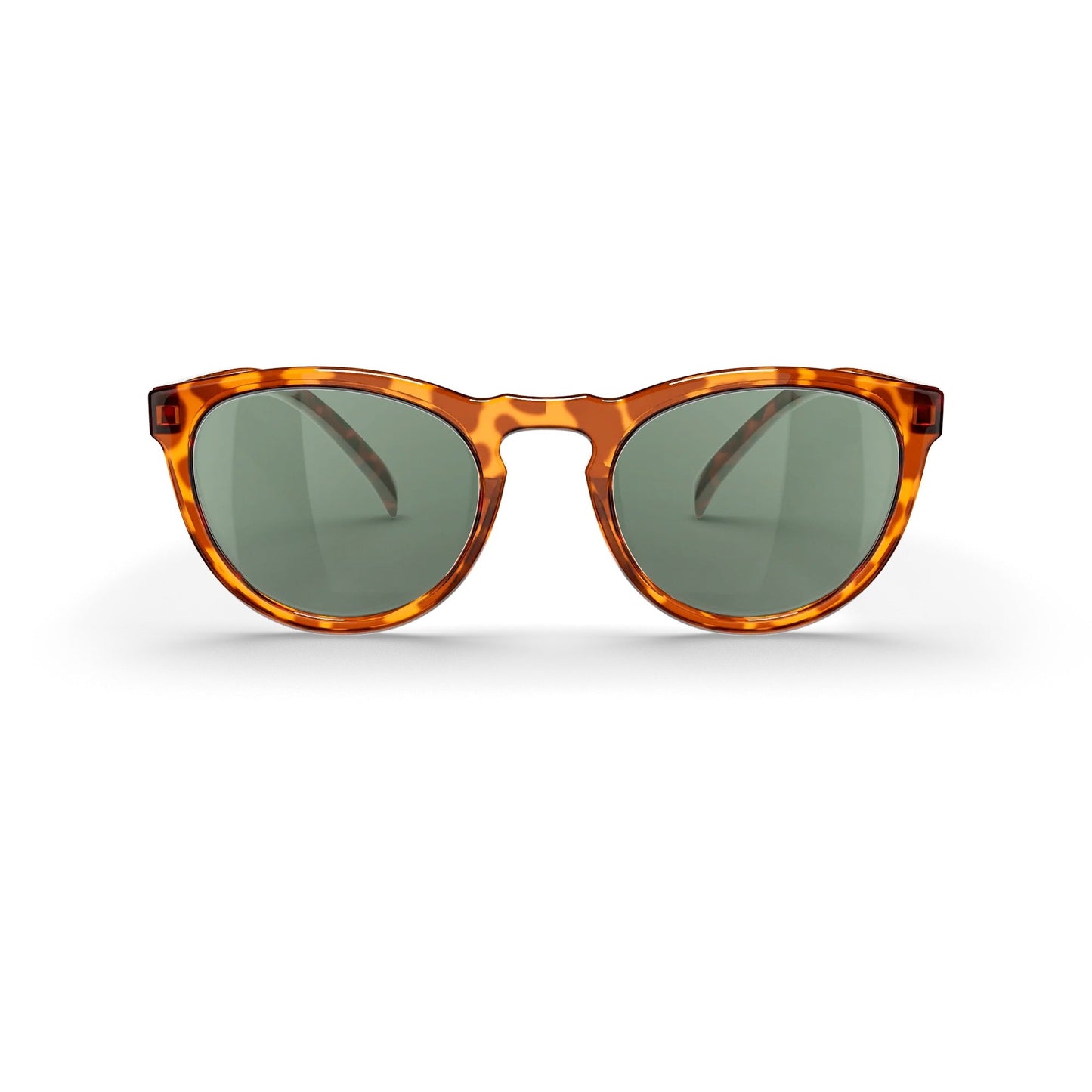 Tortoise Round Prescription Polycarbonate Sunglasses
