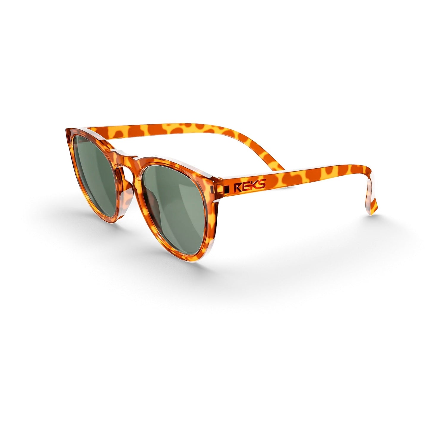 Tortoise Round Prescription Polycarbonate Sunglasses