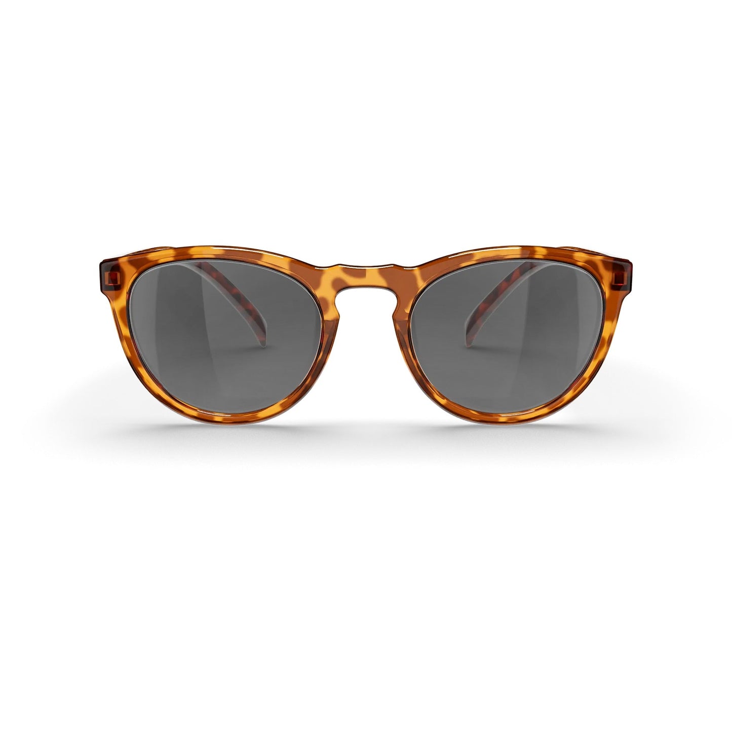 Tortoise Round Prescription Polycarbonate Sunglasses
