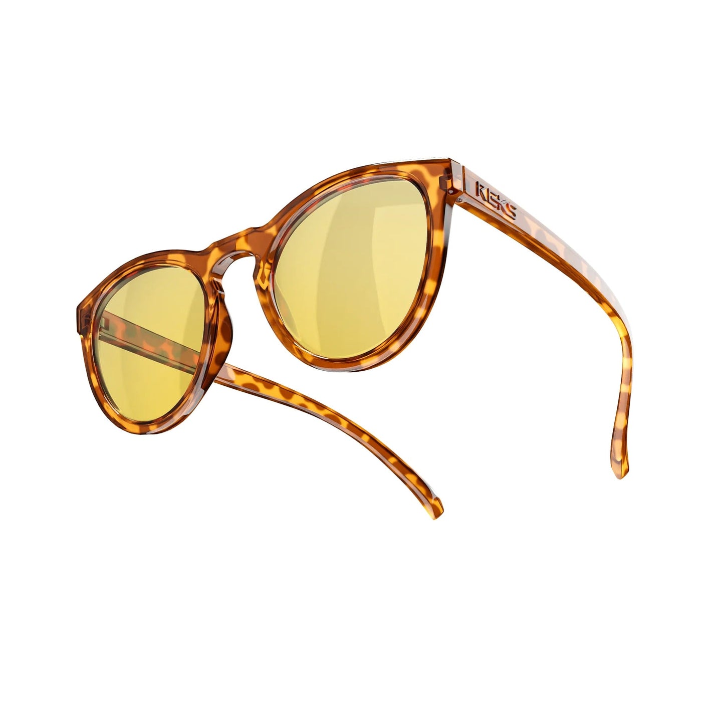 Tortoise Round Prescription Polycarbonate Sunglasses