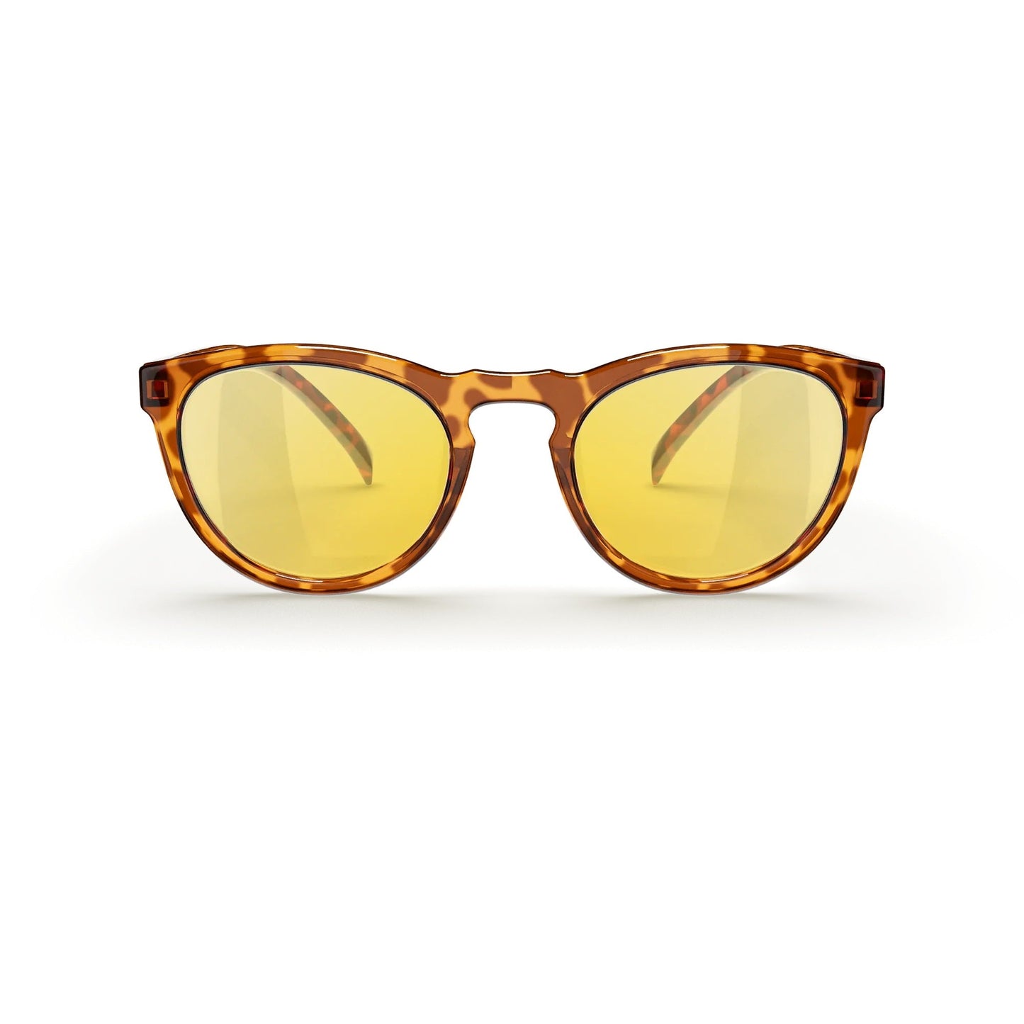 Tortoise Round Prescription Polycarbonate Sunglasses